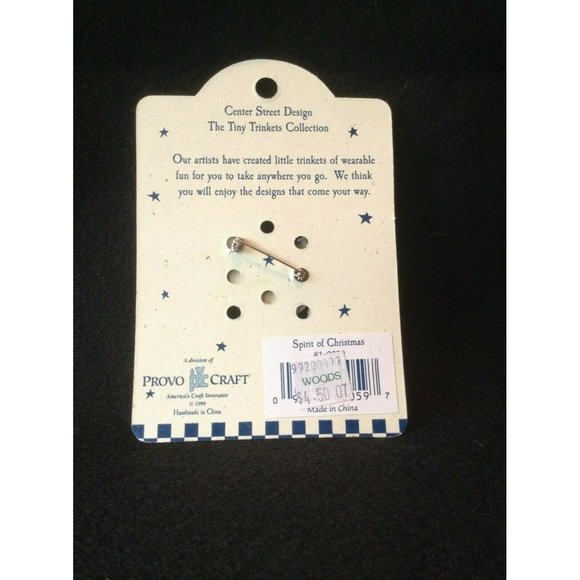 Center Street Design Tiny Trinkets Christmas Pins, Set of 3 - Picture 5 of 8